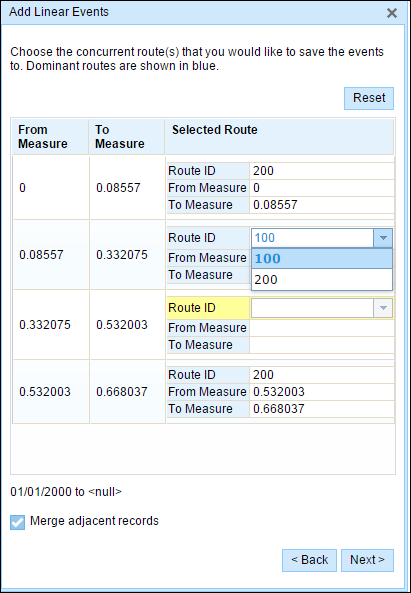 Software selected dominant route